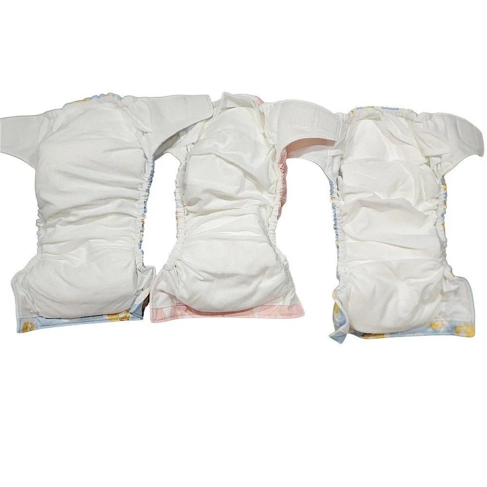 Bambino Mio Cloth Diapers OS Baby Miosolo Multi AIO Reusable 5pk Wet Bag Set NEW